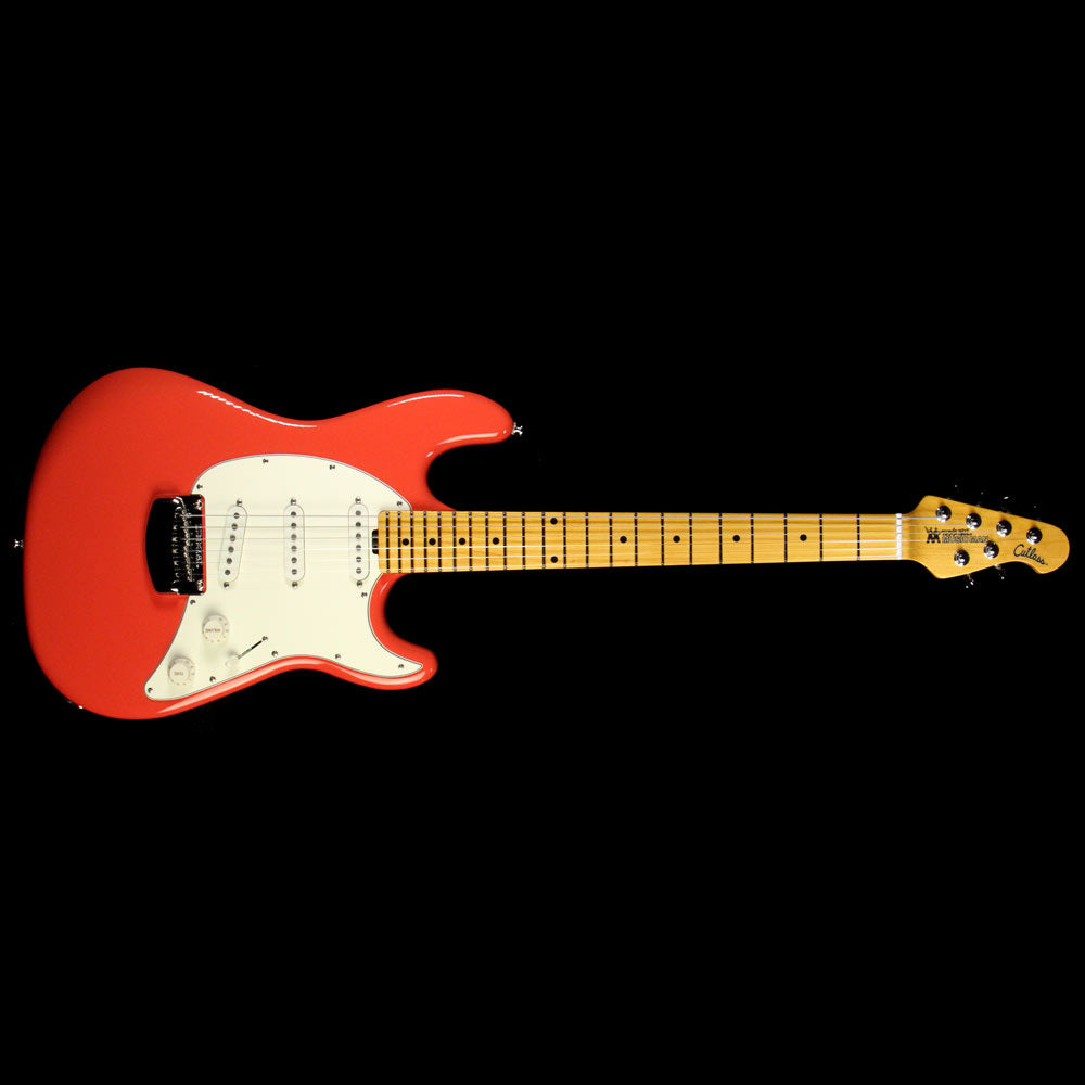 Ernie Ball Music Man Modern Classic Cutlass Electric Guitar Coral Red — 2