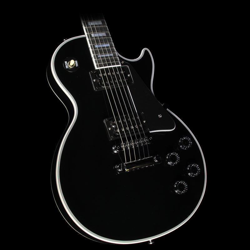 Used Gibson Custom Shop Les Paul Custom Electric Guitar Ebony — 1