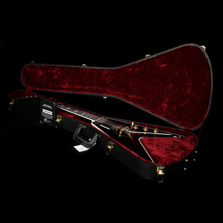 Used 2016 Gibson Custom Shop Flying V Custom Electric Guitar Ebony