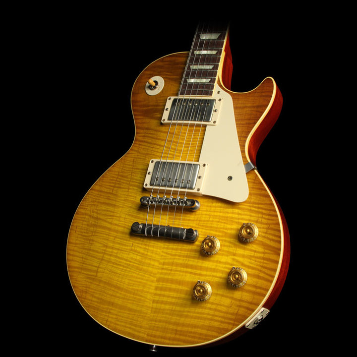 Used 2014 Gibson Custom Shop Joe Bonamassa Skinnerburst 1959 Les Paul Aged Electric Guitar Dirty Skinnerburst Lemonburst