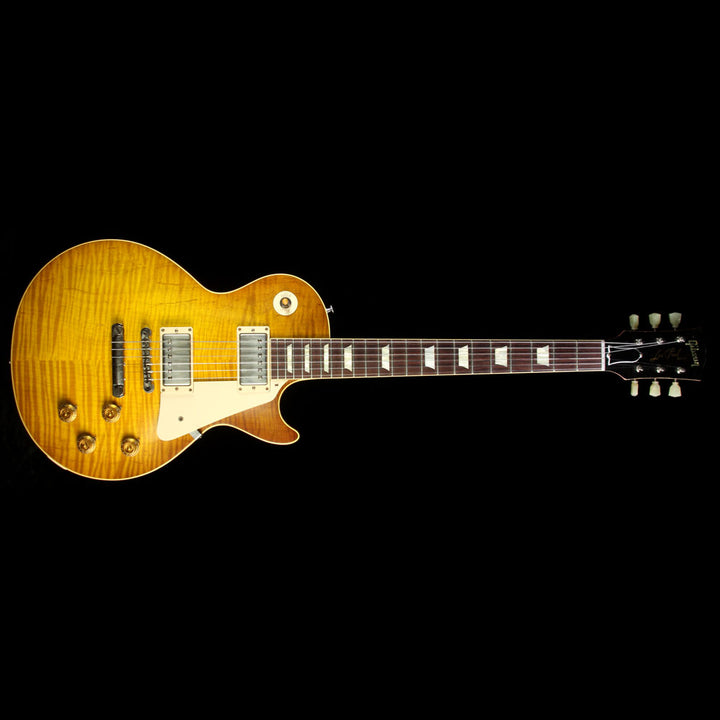 Used 2014 Gibson Custom Shop Joe Bonamassa Skinnerburst 1959 Les Paul Aged Electric Guitar Dirty Skinnerburst Lemonburst