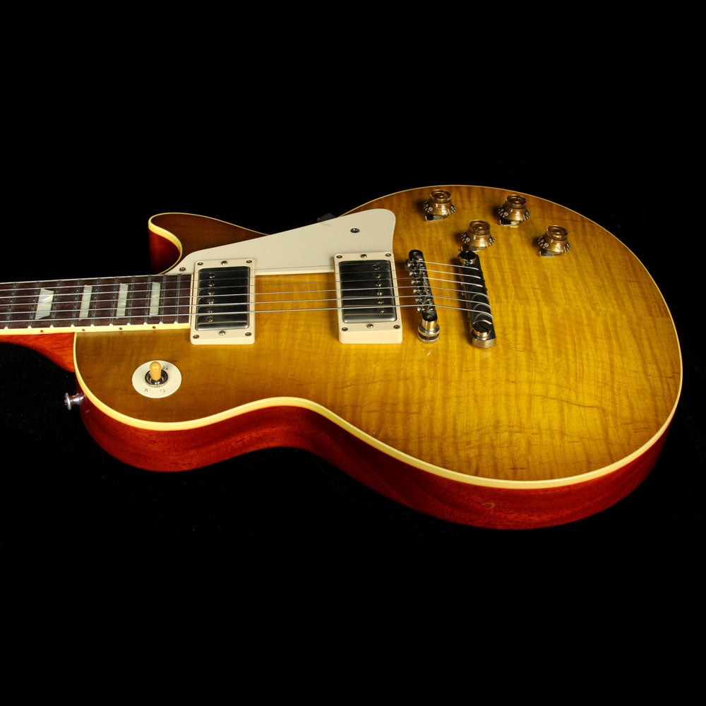 Used 2014 Gibson Custom Shop Joe Bonamassa Skinnerburst 1959 Les Paul Aged Electric Guitar Dirty Skinnerburst Lemonburst — 7