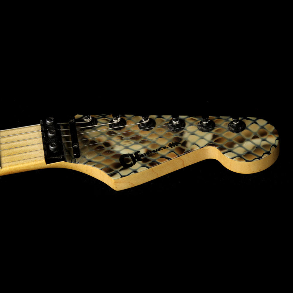 Used Charvel Custom Shop Warren DeMartini Signature Electric Guitar Snakeskin — 4