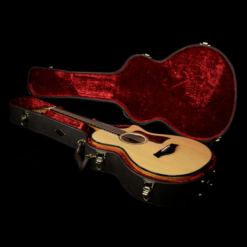 Taylor 412ce 12-Fret Limited Grand Concert Acoustic Guitar Natural — 5