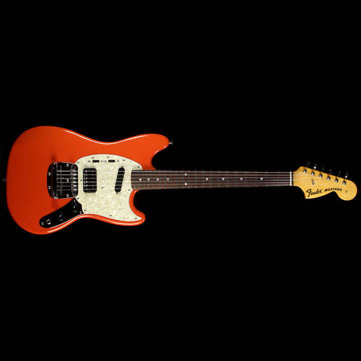 Used 2012 Fender Kurt Cobain Mustang Electric Guitar Fiesta Red