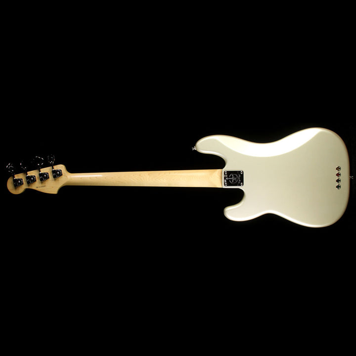 Used 2011 Fender American Standard Precision Bass Electric Bass Guitar Inca Silver