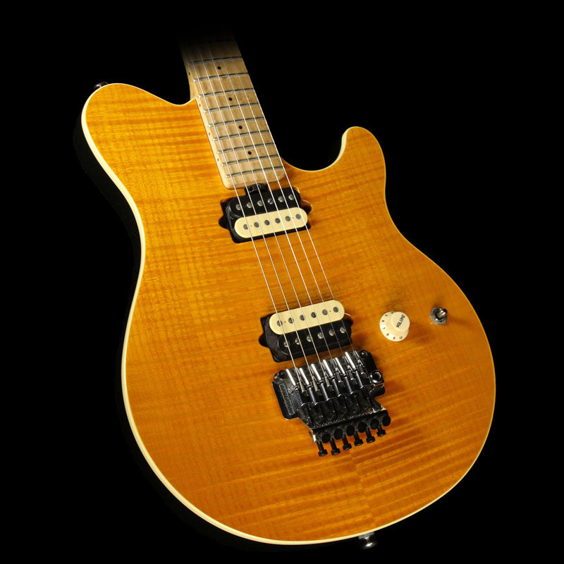 Used Ernie Ball Music Man Axis Electric Guitar Amber — 1