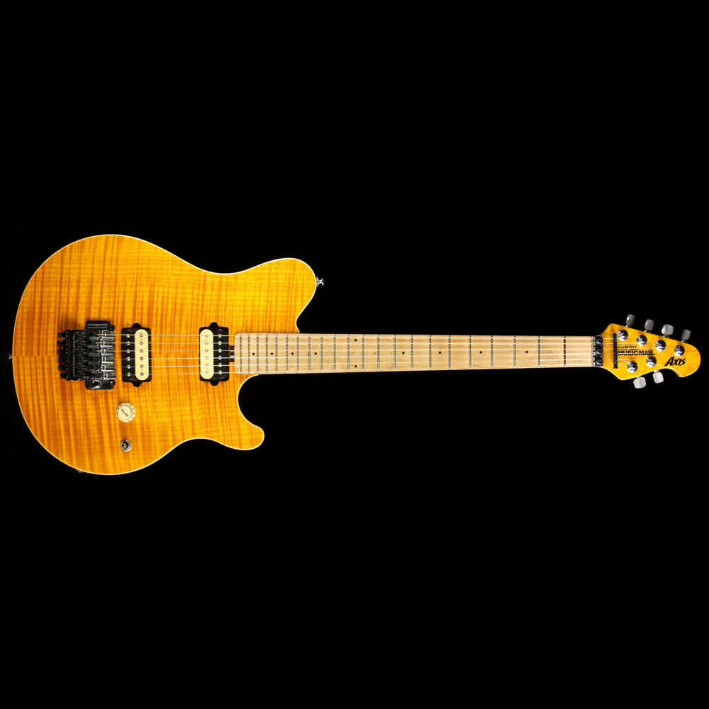 Used Ernie Ball Music Man Axis Electric Guitar Amber — 2