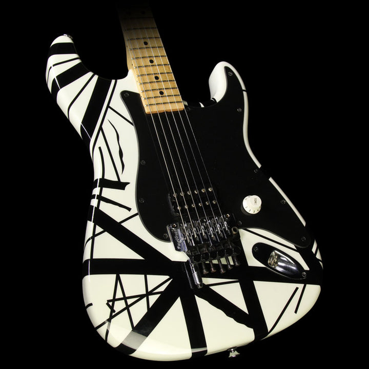 Used 2005 Charvel EVH Art Series Electric Guitar Black & White