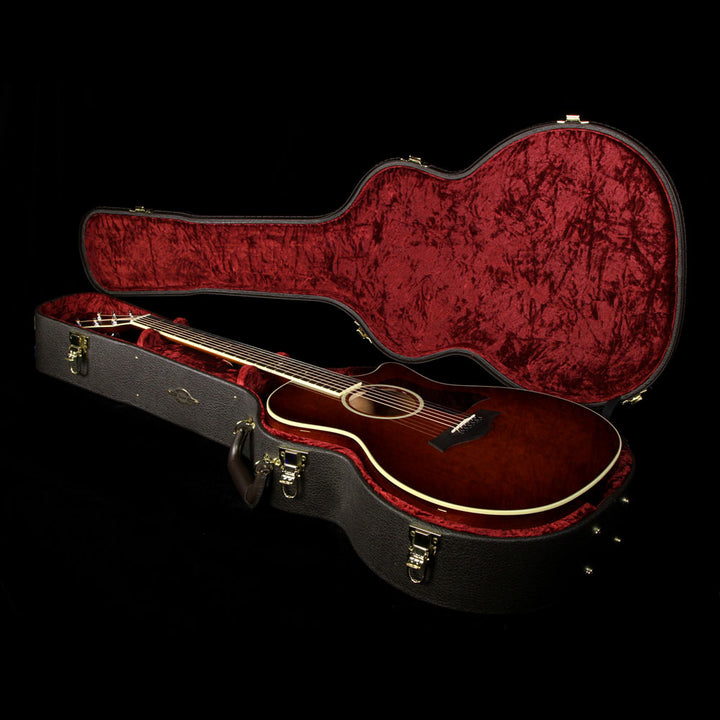 Used 2014 Taylor 524ce All-Mahogany Grand Auditorium Cutaway Acoustic-Electric Guitar Shaded Edgeburst