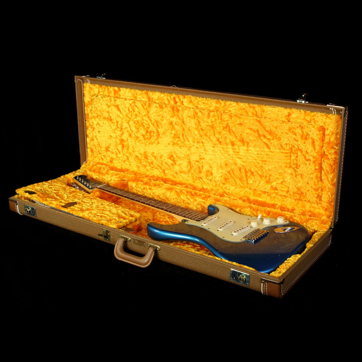 Used 2004 Fender Custom Shop '60 Stratocaster Relic Electric Guitar Metallic Blue with Matching Headstock