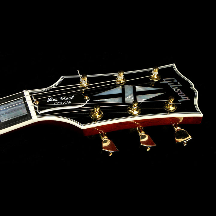 Used 2016 Gibson Custom Shop Zoo Select Les Paul Custom Mahogany Top Electric Guitar Vintage Dark Burst