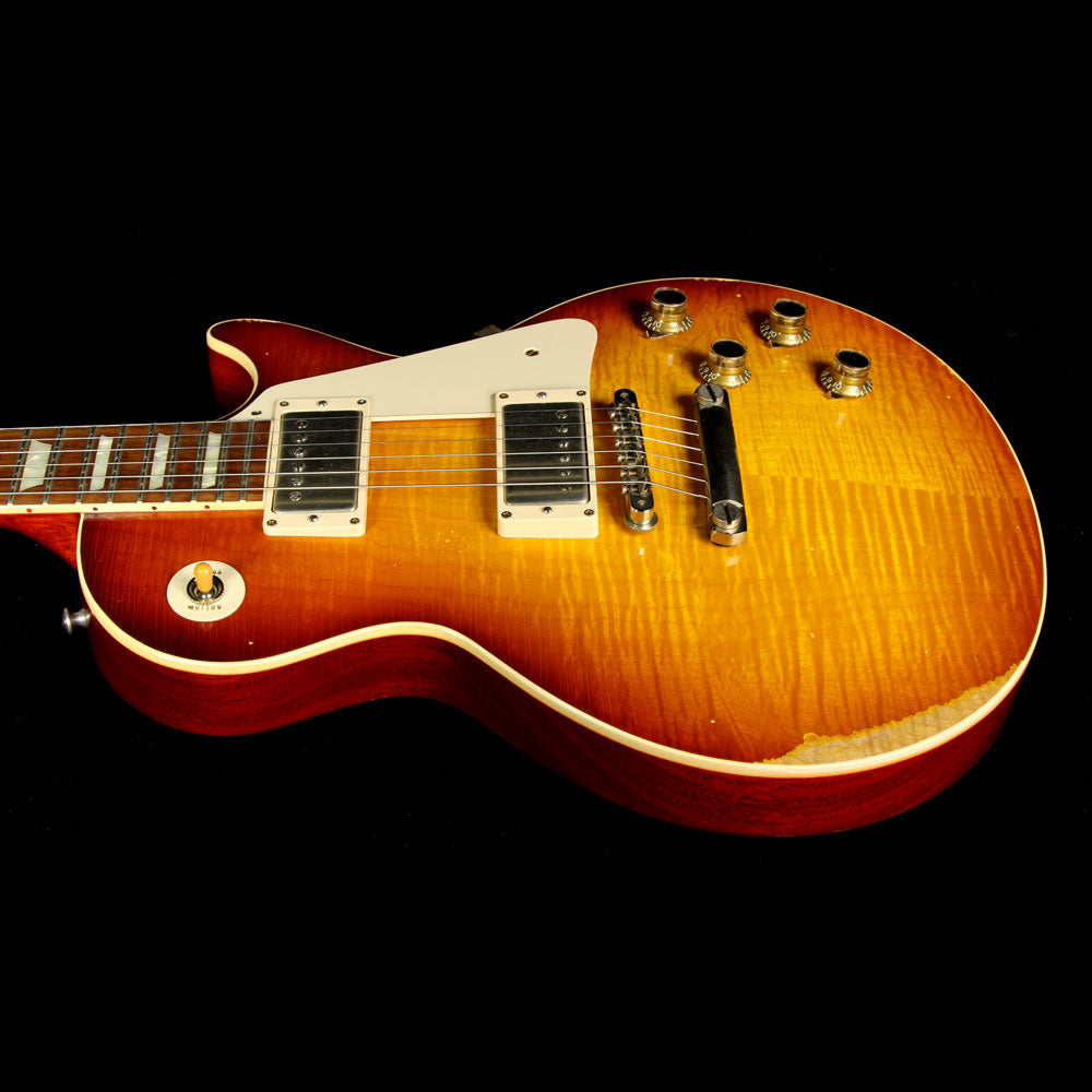 Used 2014 Gibson Custom Shop '60 Les Paul Reissue Heavy Aged Standard Iced Tea Fade — 5