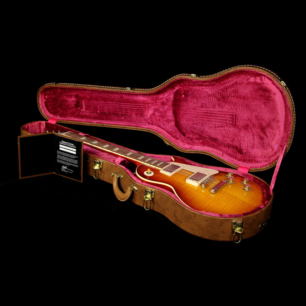Used 2014 Gibson Custom Shop '60 Les Paul Reissue Heavy Aged Standard Iced Tea Fade — 8