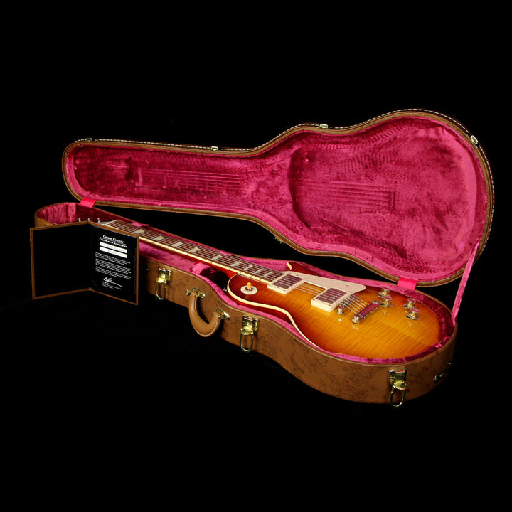 Used 2014 Gibson Custom Shop '60 Les Paul Reissue Heavy Aged Standard Iced Tea Fade