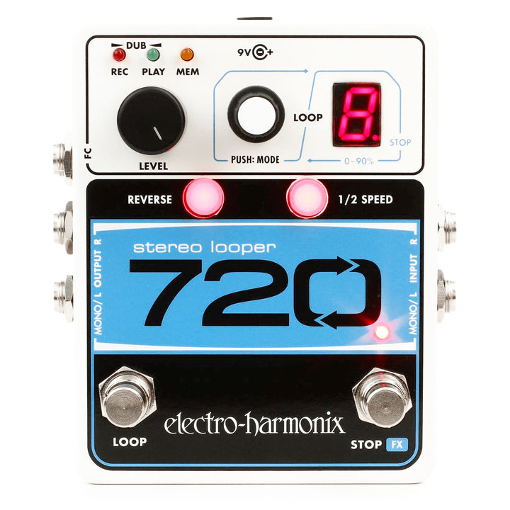 Electro Harmonix 720 Stereo Looper Effects Pedal