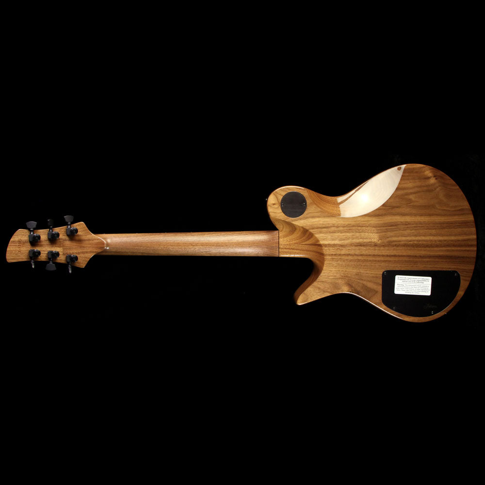 Fodera Imperial Poplar Burl and Walnut Electric Guitar Natural — 3