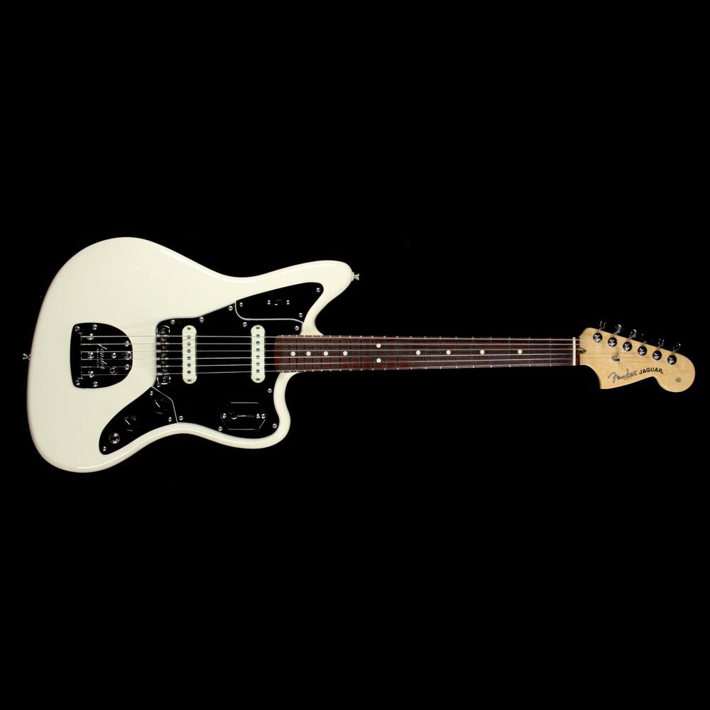 Fender American Professional Jaguar Electric Guitar Olympic White — 2