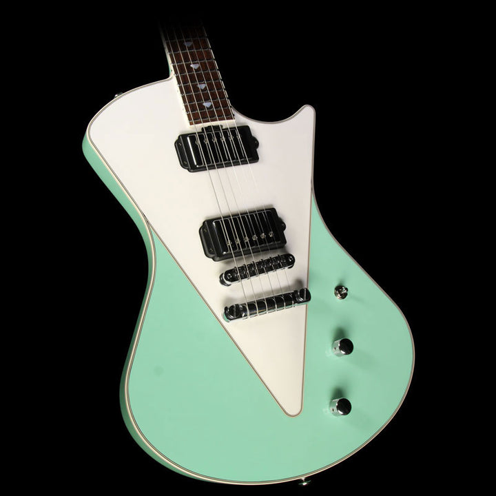 Ernie Ball Music Man Armada Electric Guitar Mint Green and Pearl White
