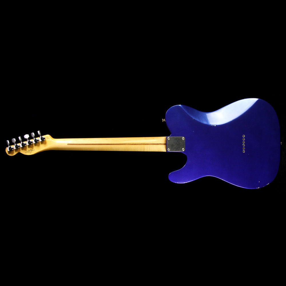 Used 2007 Fender Custom Shop '51 Nocaster Electric Guitar Refinished Cobalt Blue Relic — 3