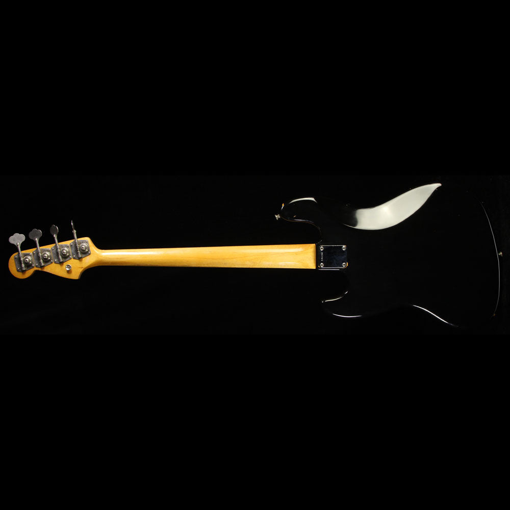 Used 1965 Fender Jazz Bass Electric Bass Guitar Refinished Black — 3