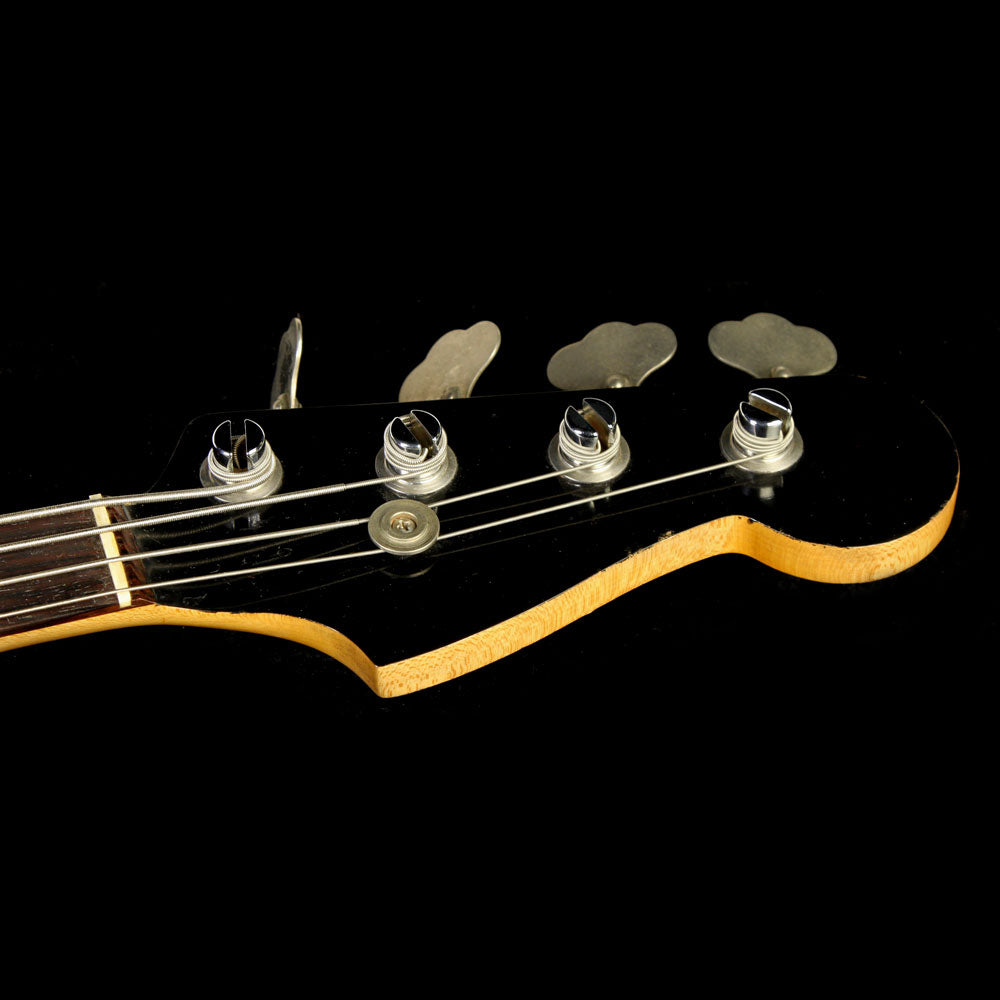 Used 1965 Fender Jazz Bass Electric Bass Guitar Refinished Black — 4