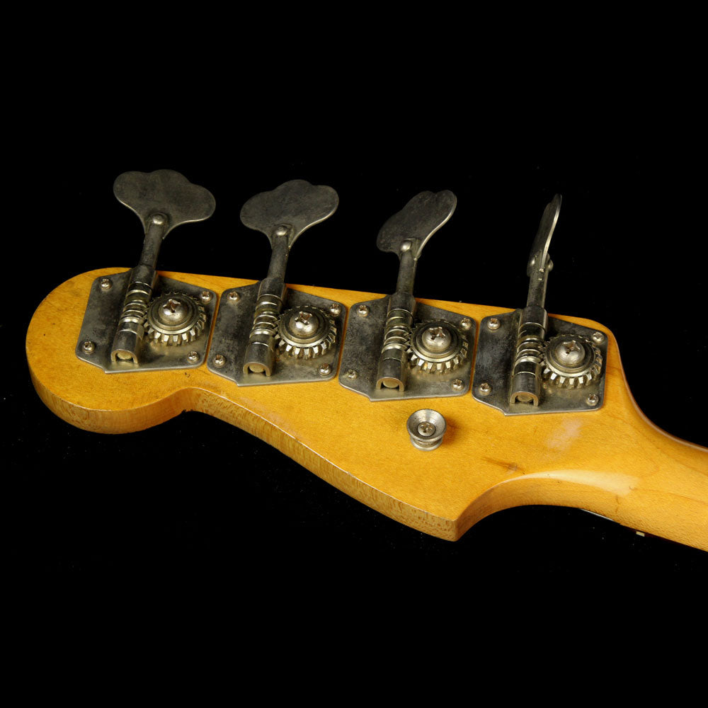 Used 1965 Fender Jazz Bass Electric Bass Guitar Refinished Black — 5