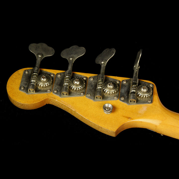 Used 1965 Fender Jazz Bass Electric Bass Guitar Refinished Black