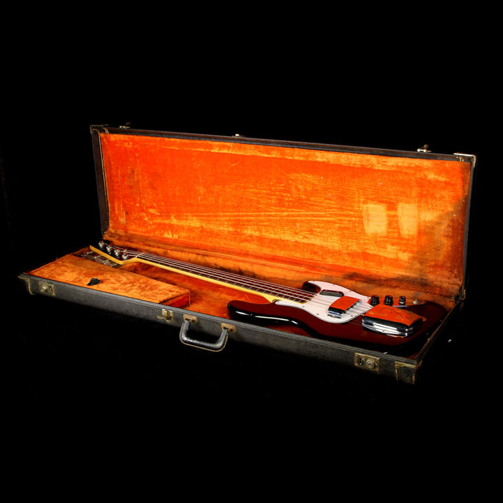 Used 1965 Fender Jazz Bass Electric Bass Guitar Refinished Black