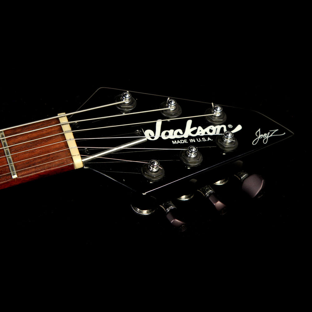 Used Jackson Custom Shop Round Horn Joey Z Signature Electric Guitar Black — 4