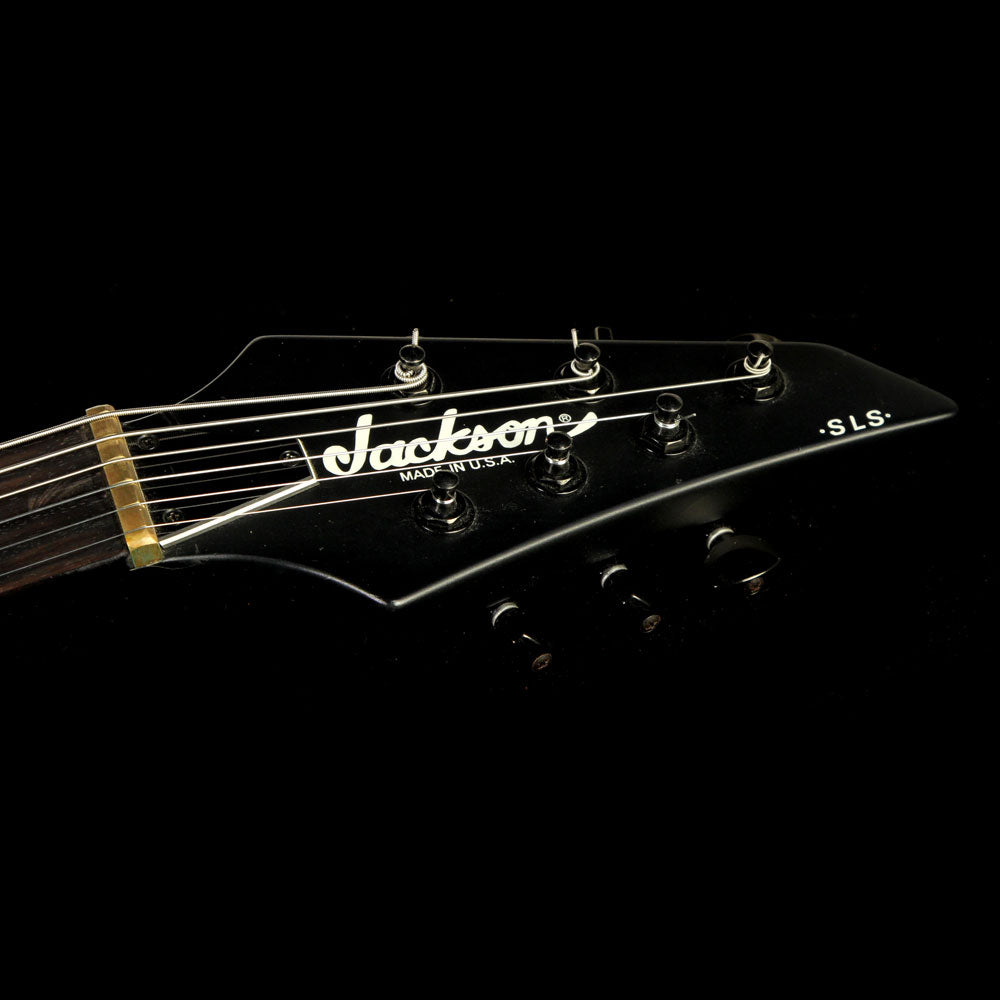 Used 1997 Jackson Custom Shop SLS Soloist Electric Guitar Matte Black — 4