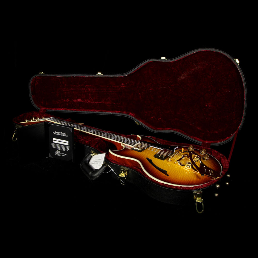 Used Gibson Custom Shop Johnny A. Standard Electric Guitar Sunset Glow — 5