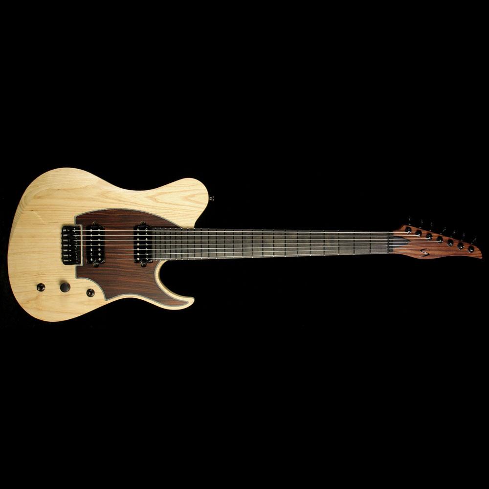 Skervesen Tamandua 7-String  Natural Satin with Inlaid Rosewood Pickguard — 2
