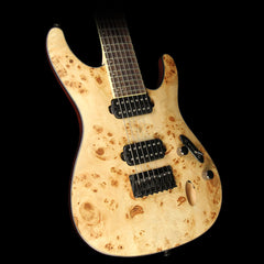 Used Ibanez S7721PB 7-String Electric Guitar Flat Natural | The