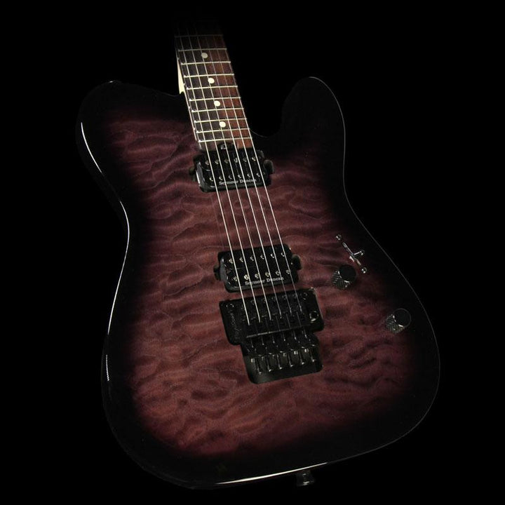 Charvel Pro Mod Series San Dimas Style 2 2H FR QM Electric Guitar Trans Black Burst