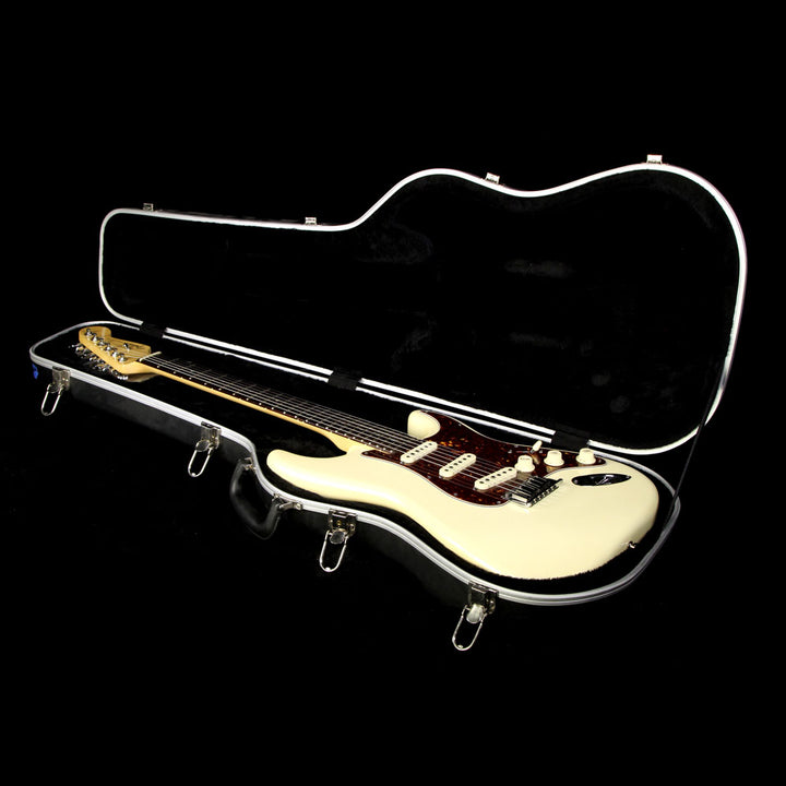 Used 2006 Fender American Deluxe Stratocaster Electric Guitar Pearl White