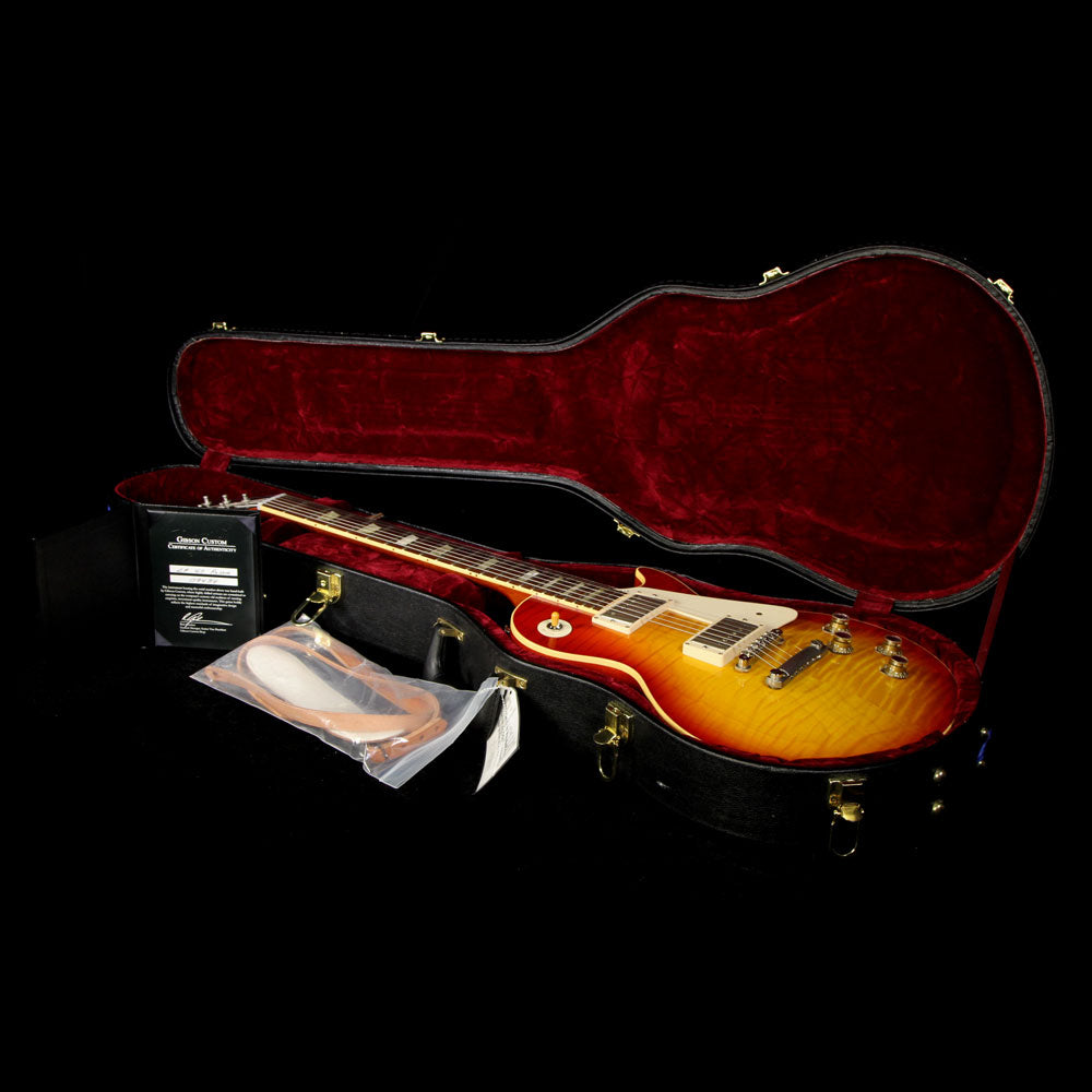 Used 2009 Gibson Custom Shop '60 Les Paul Electric Guitar Washed Cherry — 8