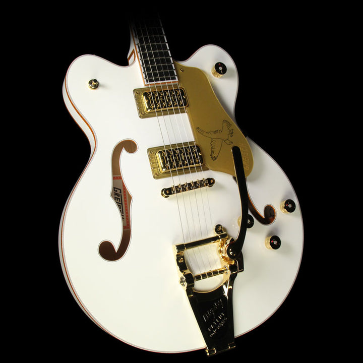Used Gretsch G6636T Players Edition White Falcon Double-Cut Electric Guitar with Bigsby