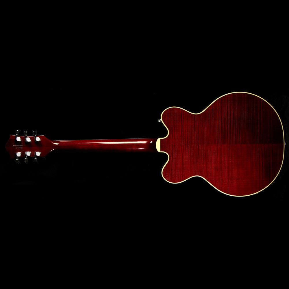 Used Gretsch G6609TFM-DCH Players Edition Broadkaster Electric Guitar with Bigsby Dark Cherry — 3