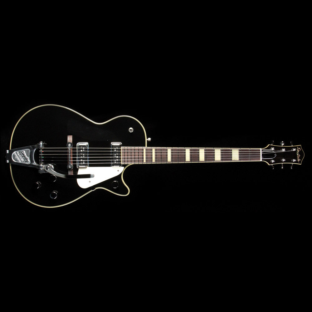 Used Gretsch G6128T-53 Vintage Select '53 Duo Jet Electric Guitar with Bigsby Black — 2