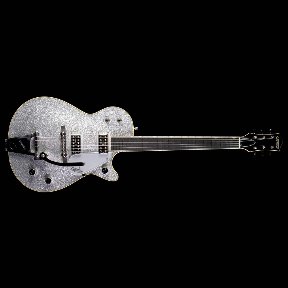 Used Gretsch G6129T-59 Vintage Select '59 Silver Jet Electric Guitar Silver Sparkle — 2