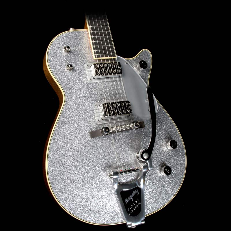 Used Gretsch G6129T-59 Vintage Select '59 Silver Jet Electric Guitar Silver Sparkle — 1