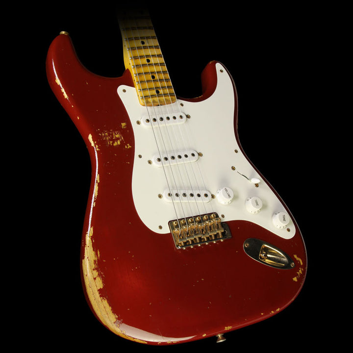 Used 2014 Fender Custom Shop 60th Anniversary '54 Stratocaster Relic Electric Guitar Cimarron Red