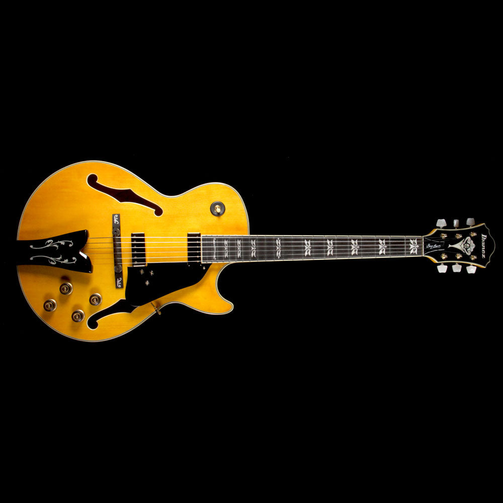 Ibanez George Benson GB40THII 40th Anniversary Signature Archtop Electric Guitar Antique Amber — 2