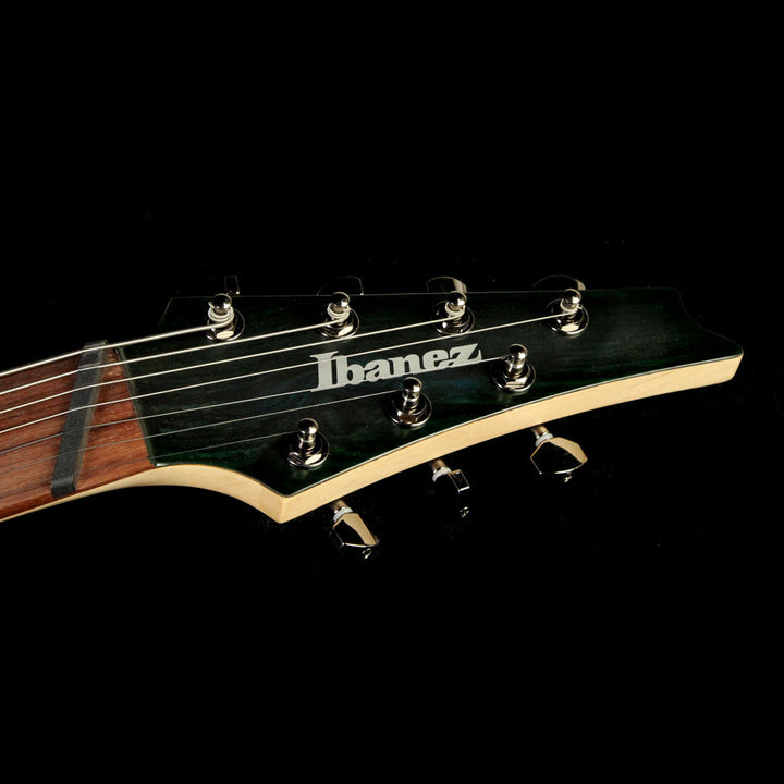 Used Ibanez RG Iron Label RGIM7BC 7-String Electric Guitar Deep Forest Burst Flat