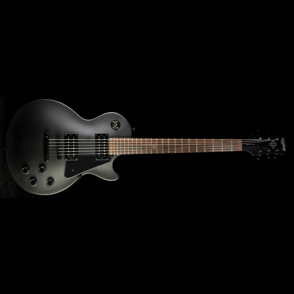 Used Epiphone Goth Les Paul Studio Pitch Black Electric Guitar