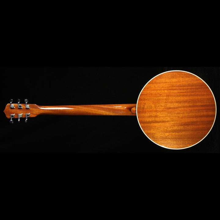 Used Deering 6 String Banjo Black Skin Natural Back