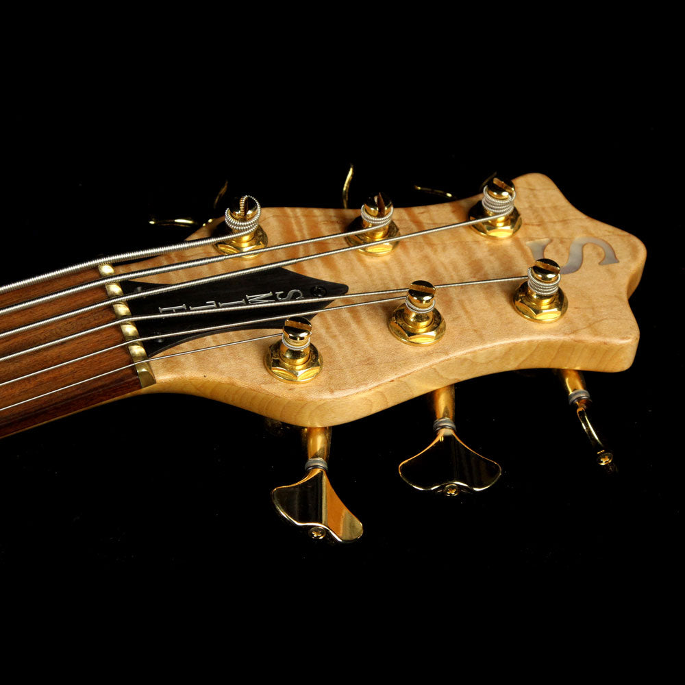Used Ken Smith MW Series BSR6 Maple Top Electric Bass Guitar Natural — 4