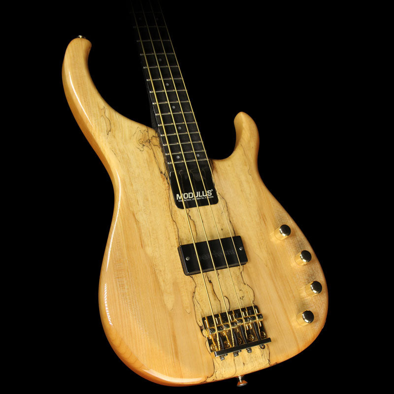 Used 1996 Modulus Quantum Sweet Spot Electric Bass Guitar Spalted Maple — 1