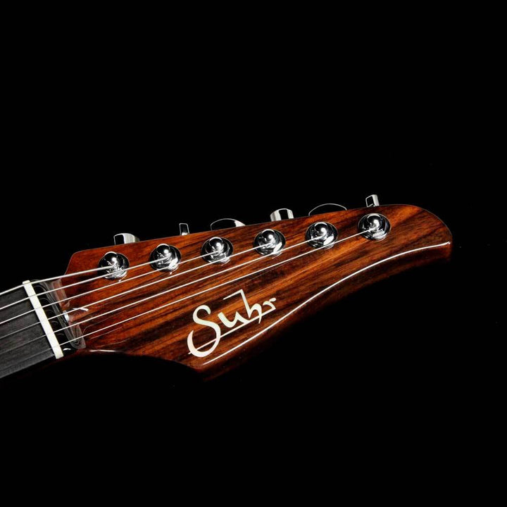 Suhr Modern Carve Top Set Neck Transparent Purple